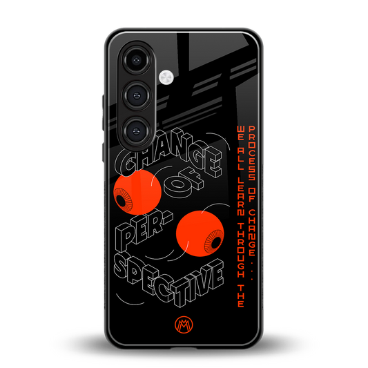 change of perspective back phone cover | glass case for samsung galaxy s24 plus
