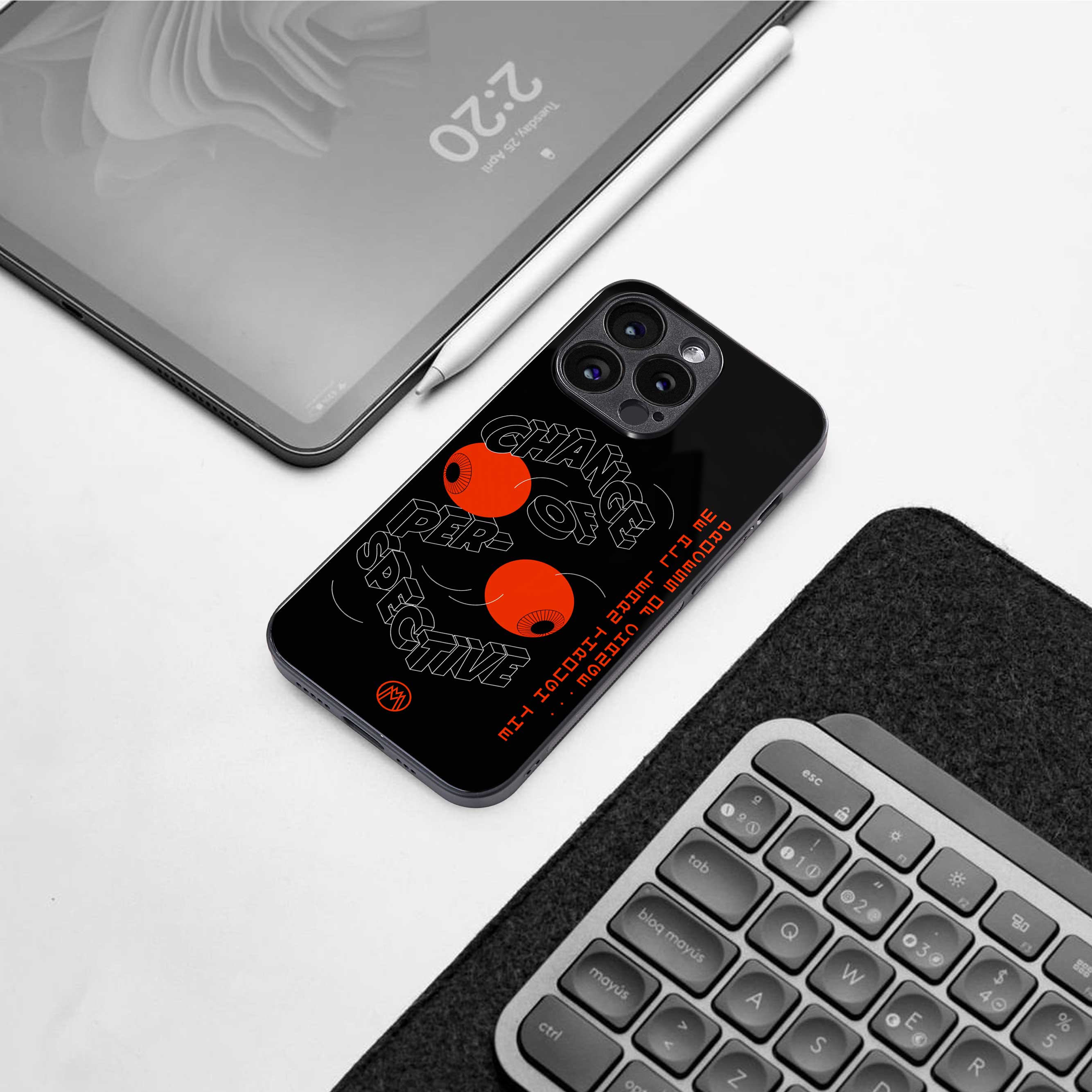 change of perspective back phone cover | glass case for google pixel 6