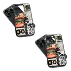 Trendy Glass Back Mobile Case for iPhone, Samsung, Redmi, OnePlus, Google Pixel, Motorola
