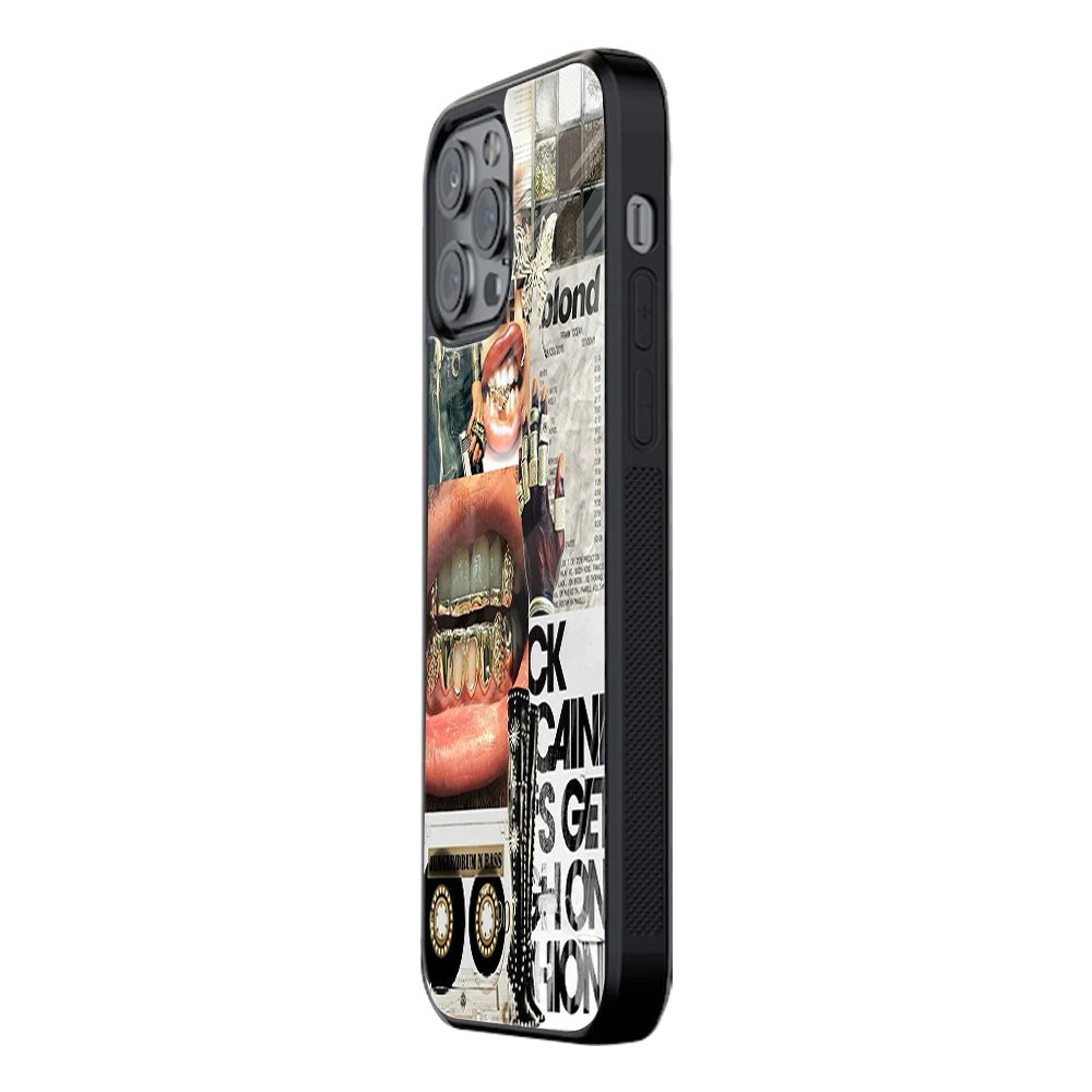 Slim Glass Back Phone Case for Multiple Brands iPhone, Samsung, Redmi, OnePlus, Oppo, Vivo