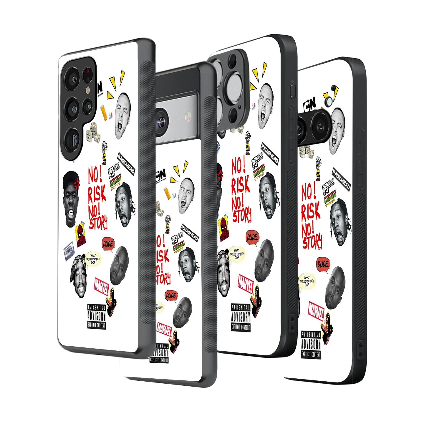 Stylish Glass Back Case for All Smartphones iPhone, Samsung, OnePlus, Pixel, Redmi, Oppo, Vivo, Motorola