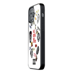 Slim Glass Back Phone Case for Multiple Brands iPhone, Samsung, Redmi, OnePlus, Oppo, Vivo