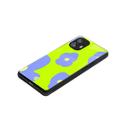 chartreuse arctic flowers back phone cover | glass case for nothing phone 2