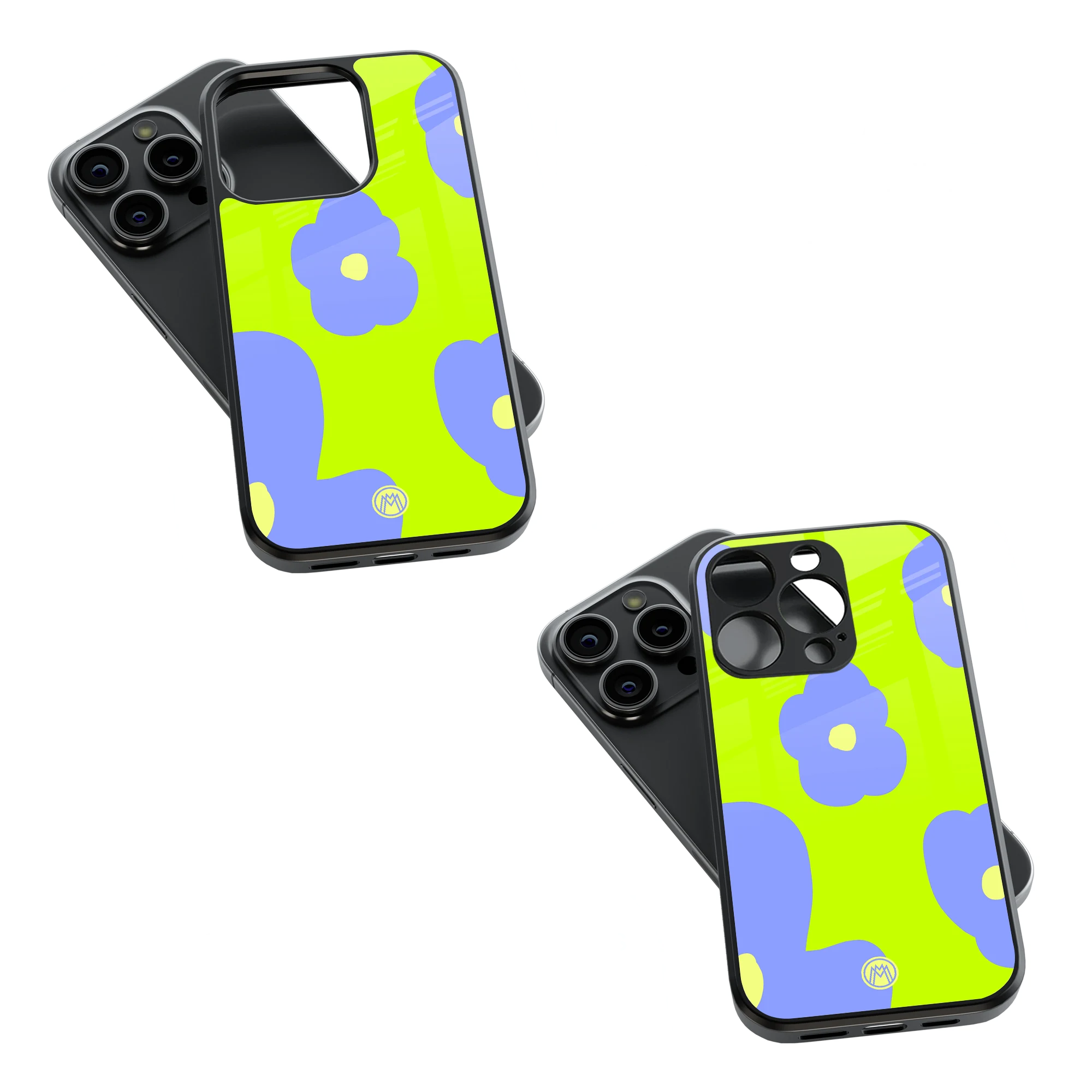 Trendy Glass Back Mobile Case for iPhone, Samsung, Redmi, OnePlus, Google Pixel, Motorola