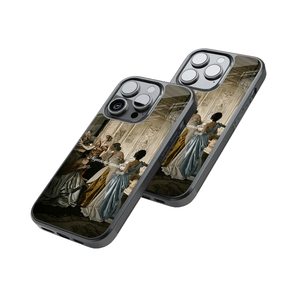 Protective Glass Back Phone Case Compatible with iPhone, Samsung, OnePlus, Pixel & More