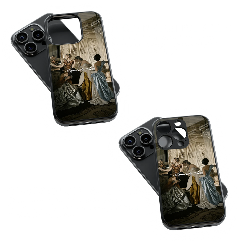 Trendy Glass Back Mobile Case for iPhone, Samsung, Redmi, OnePlus, Google Pixel, Motorola