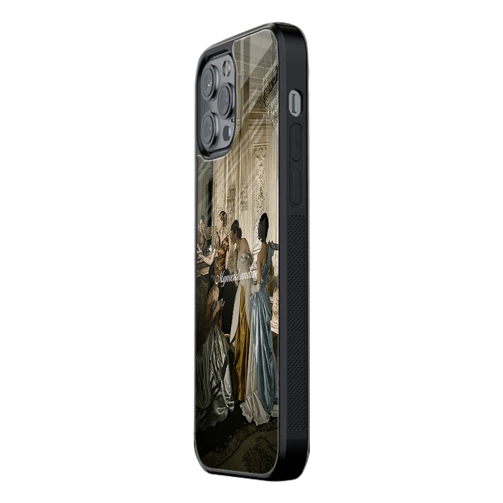 Slim Glass Back Phone Case for Multiple Brands iPhone, Samsung, Redmi, OnePlus, Oppo, Vivo
