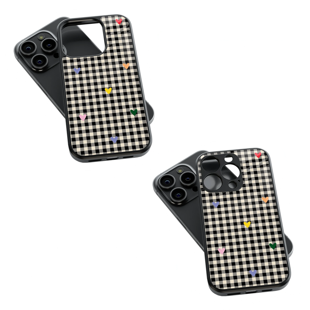 Trendy Glass Back Mobile Case for iPhone, Samsung, Redmi, OnePlus, Google Pixel, Motorola