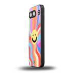 cheerful smiley back phone cover | glass case for oneplus nord 4