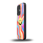 cheerful smiley back phone cover | glass case for oneplus nord ce 3