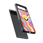 cheerful smiley back phone cover | glass case for Google Pixel 6A