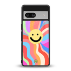 cheerful smiley back phone cover | glass case for Google Pixel 7