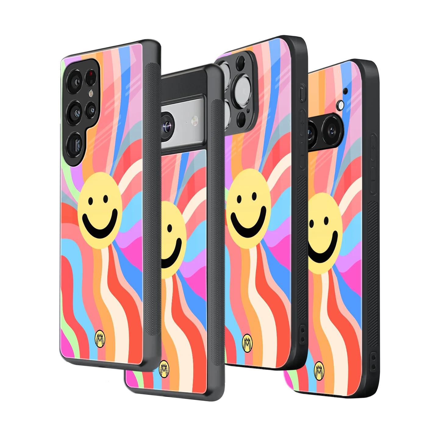 Stylish Glass Back Case for All Smartphones – iPhone, Samsung, OnePlus, Pixel, Redmi, Oppo, Vivo, Motorola