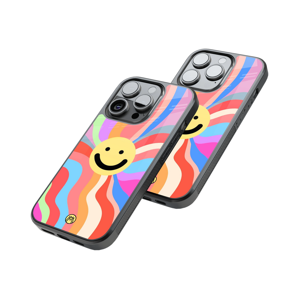 Protective Glass Back Phone Case Compatible with iPhone, Samsung, OnePlus, Pixel & More