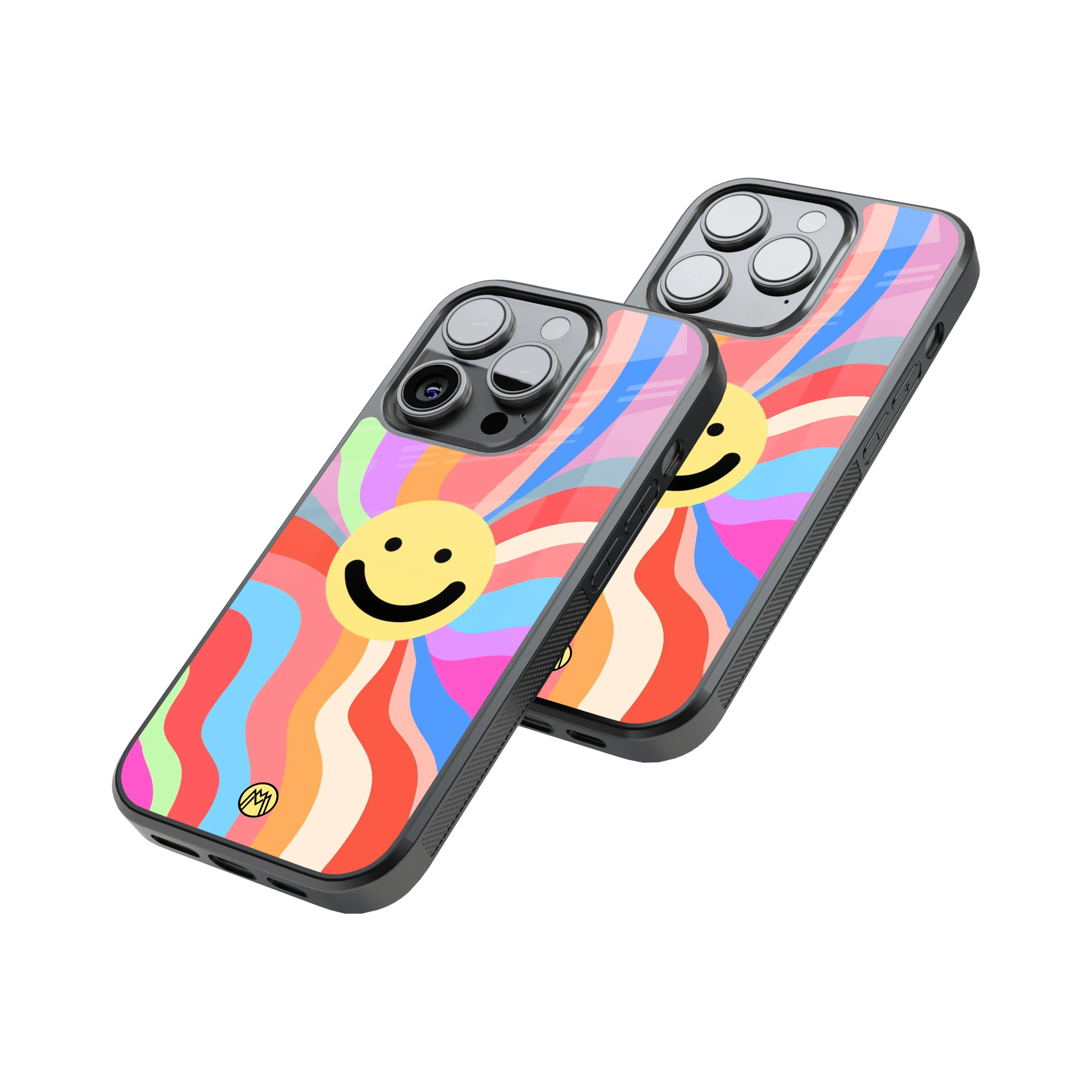 Protective Glass Back Phone Case Compatible with iPhone, Samsung, OnePlus, Pixel & More