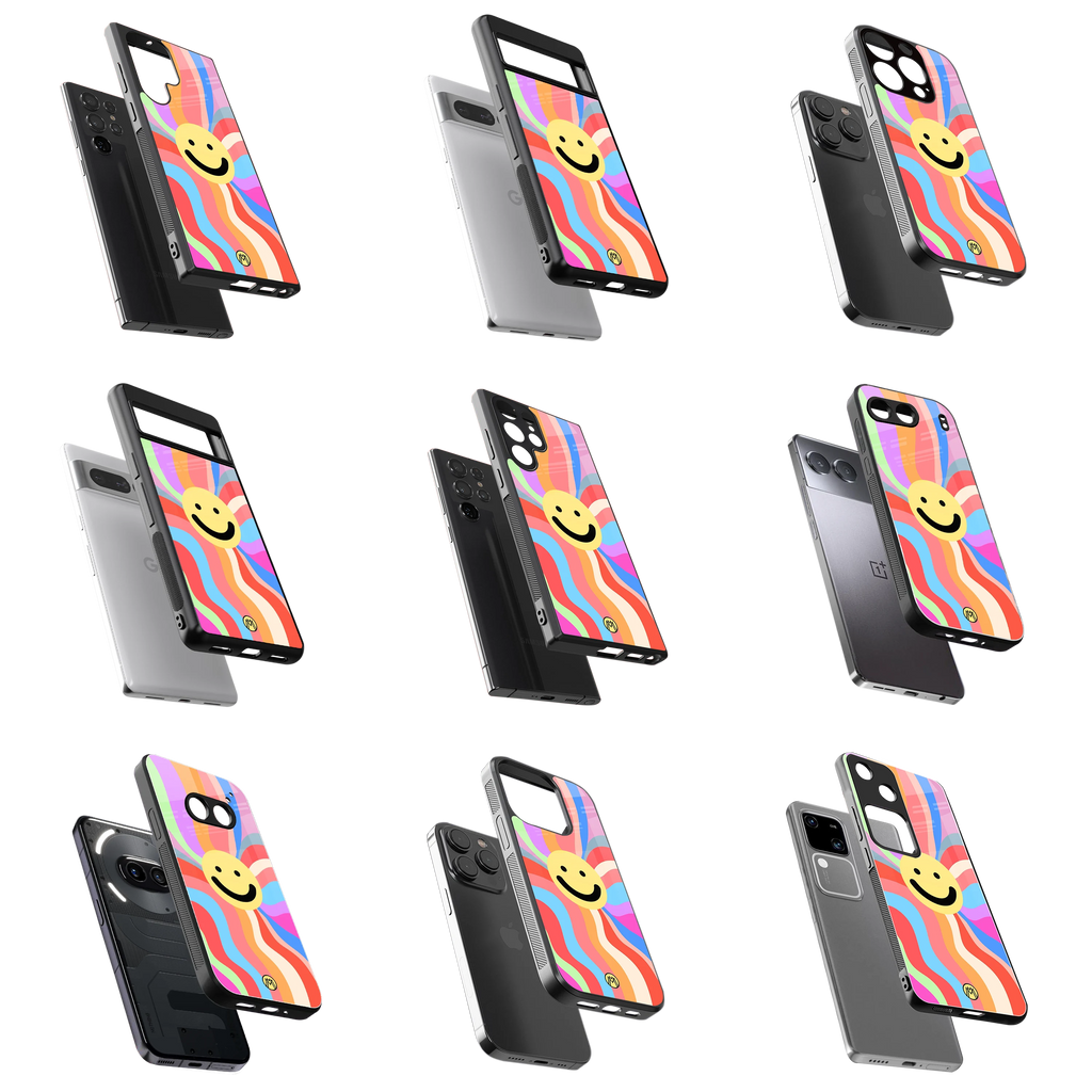 Durable Glass Back Mobile Case for iPhone, Samsung, OnePlus, Google Pixel, Redmi, Vivo, Oppo