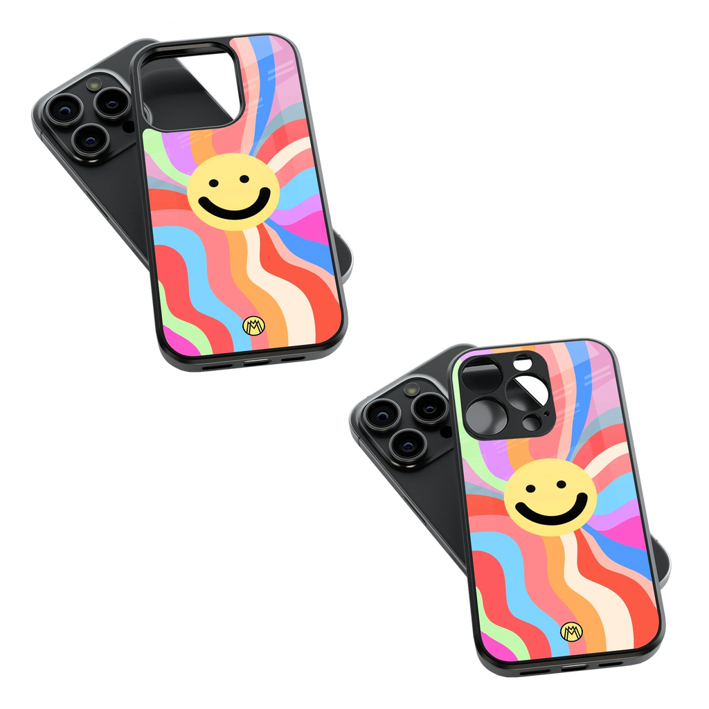 Trendy Glass Back Mobile Case for iPhone, Samsung, Redmi, OnePlus, Google Pixel, Motorola