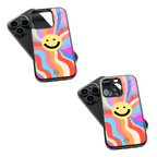 Trendy Glass Back Mobile Case for iPhone, Samsung, Redmi, OnePlus, Google Pixel, Motorola