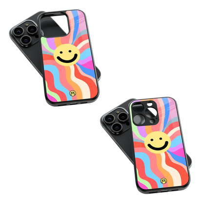 Trendy Glass Back Mobile Case for iPhone, Samsung, Redmi, OnePlus, Google Pixel, Motorola