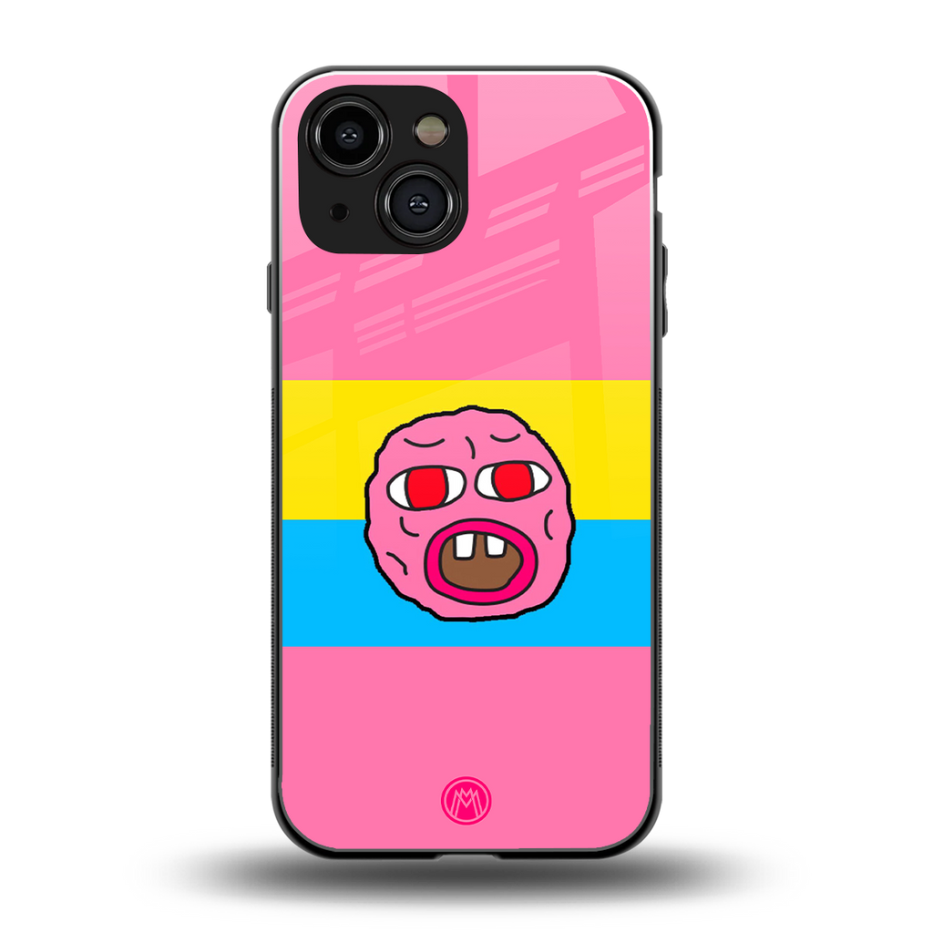 cherry bomb back phone cover | glass case for iphone 13 mini