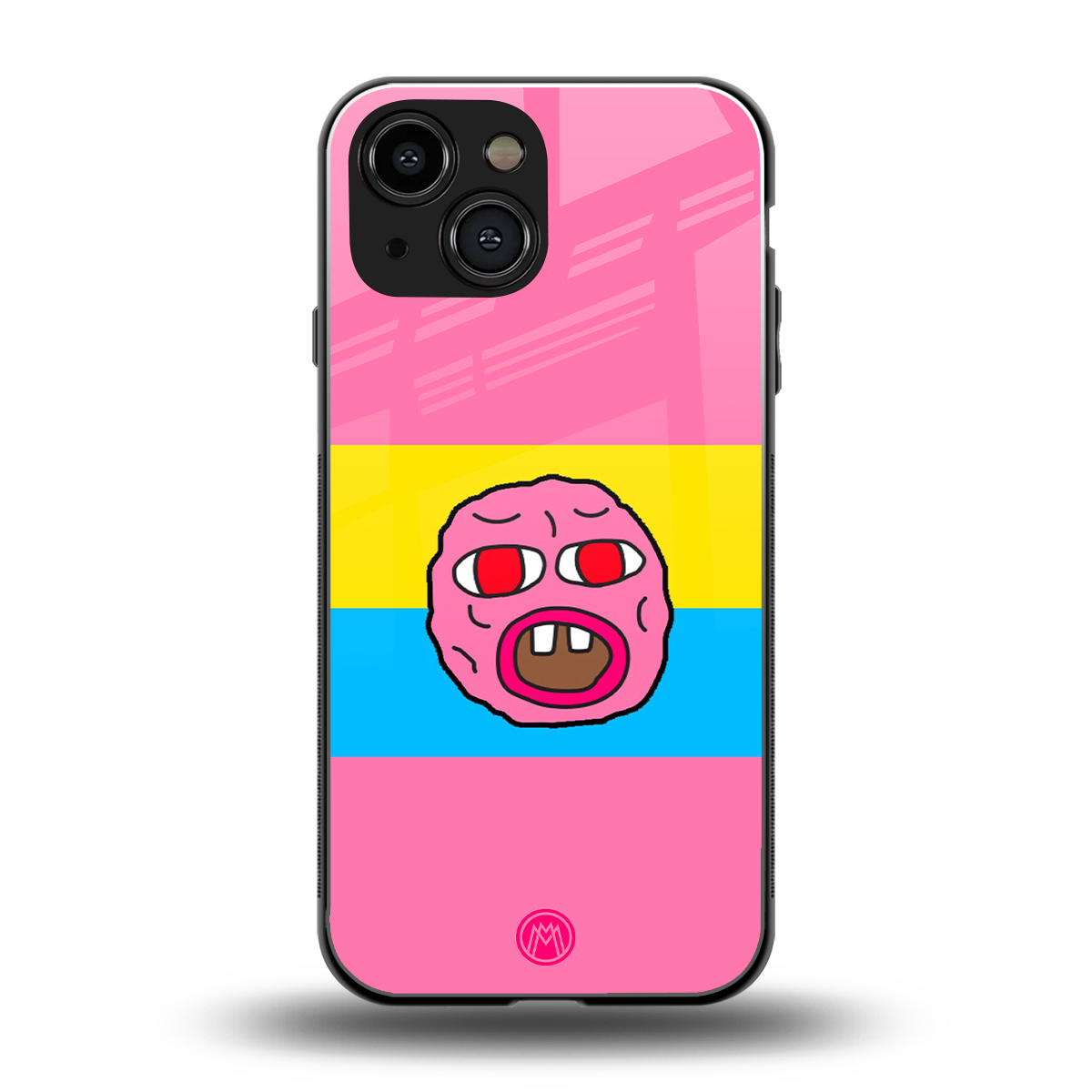 cherry bomb back phone cover | glass case for iphone 13 mini
