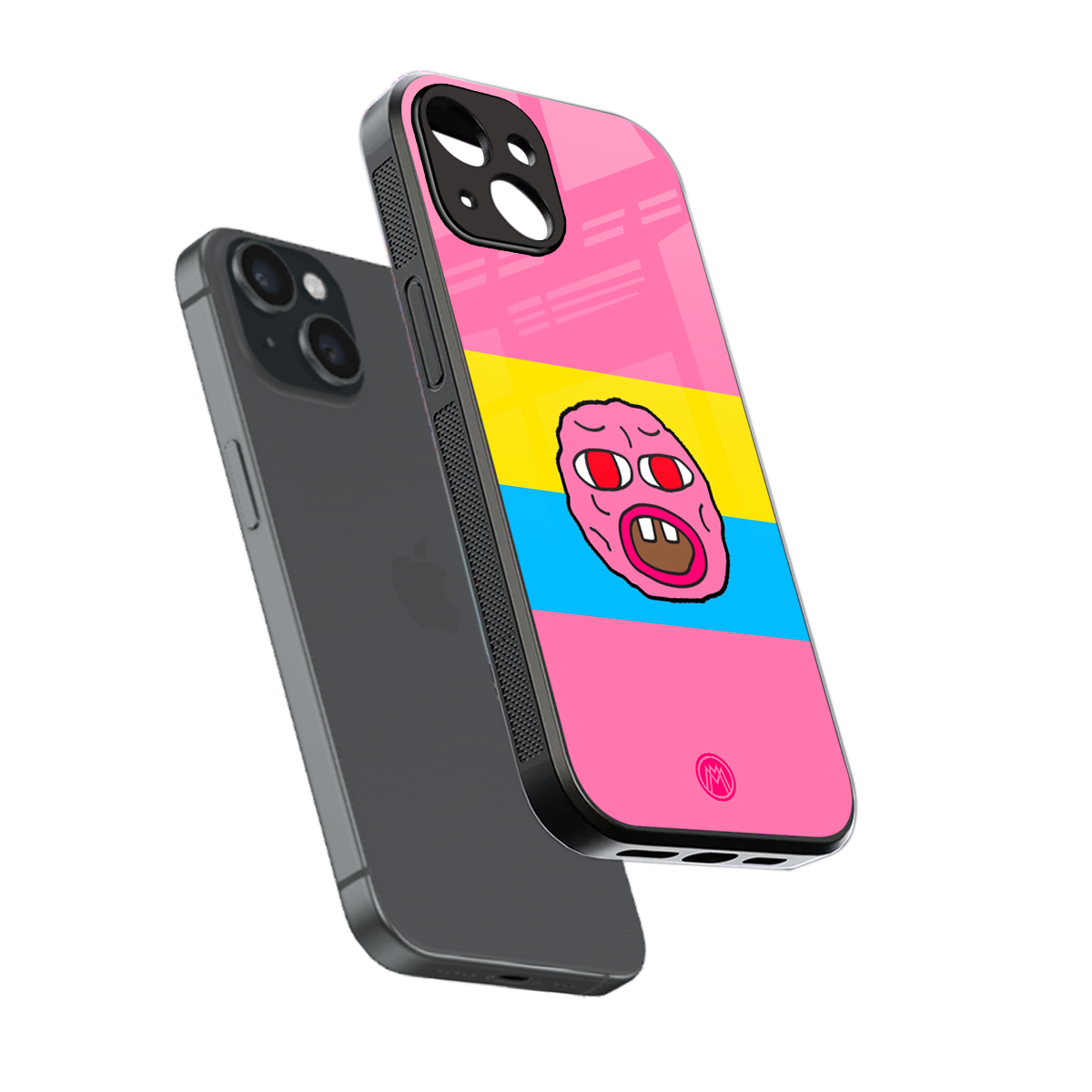 cherry bomb back phone cover | glass case for iphone 13 mini