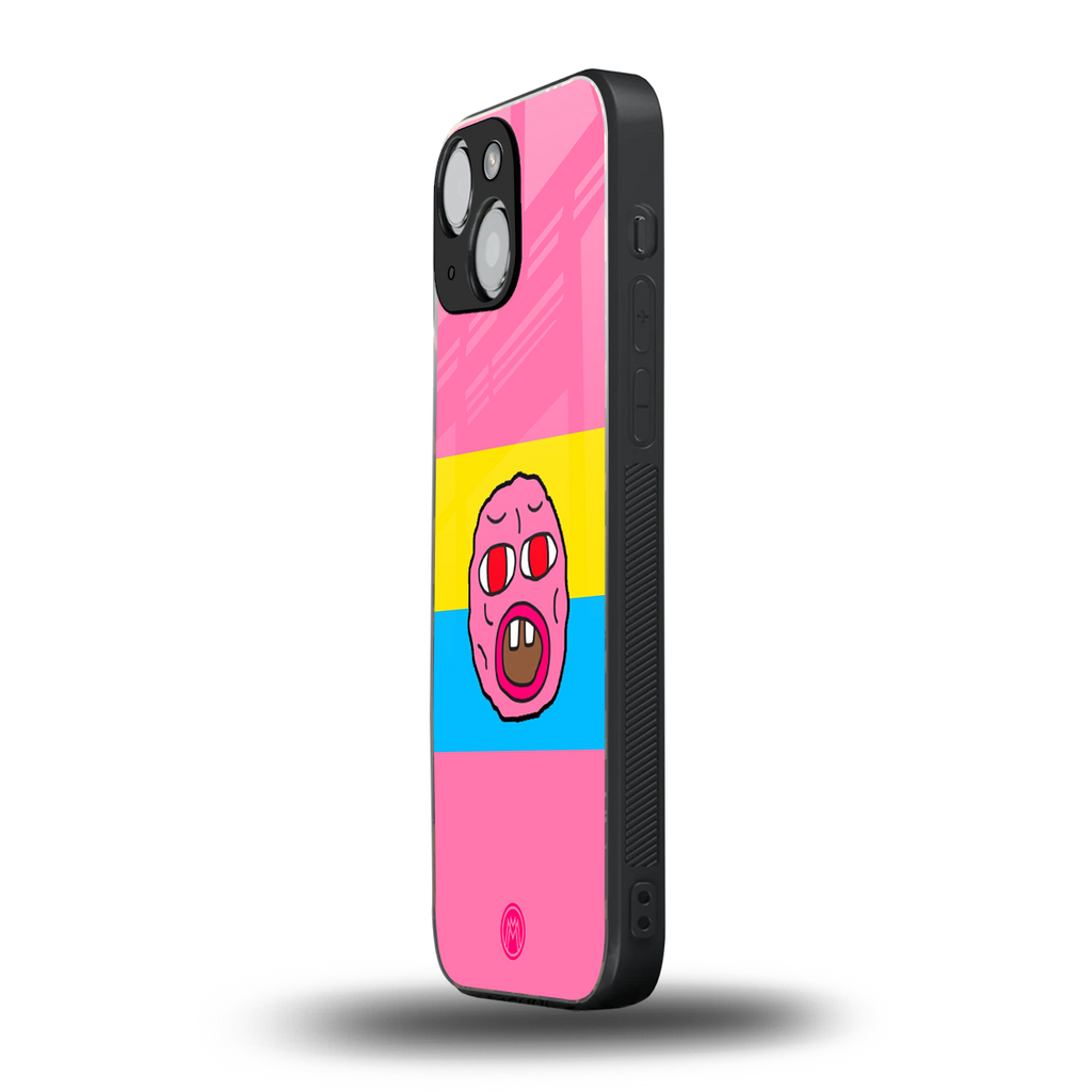 cherry bomb back phone cover | glass case for iphone 13 mini