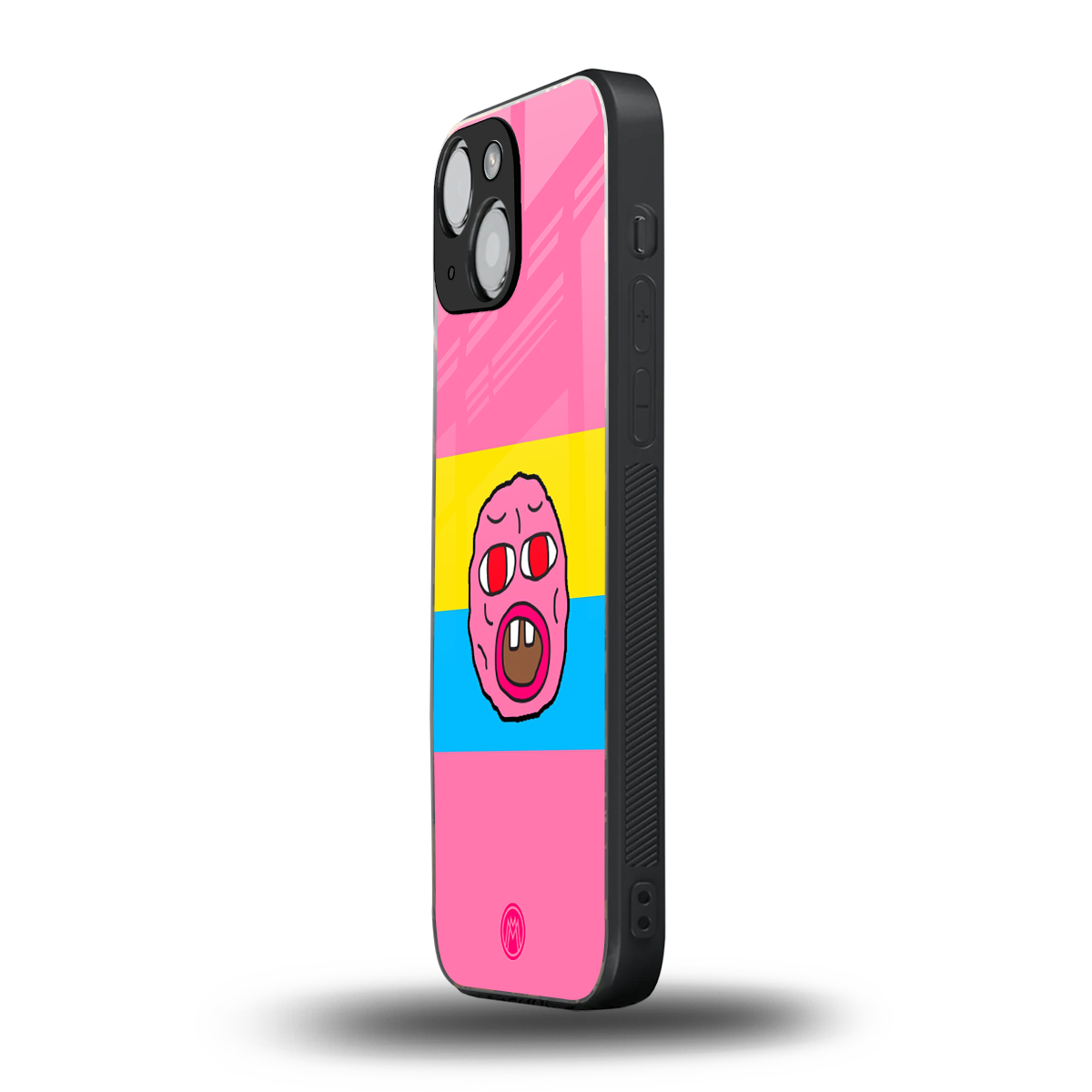 cherry bomb back phone cover | glass case for iphone 13 mini