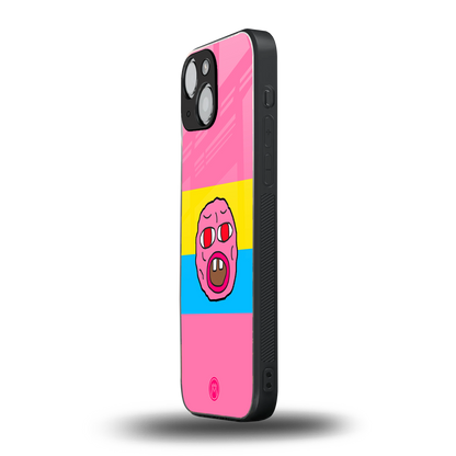 cherry bomb back phone cover | glass case for iphone 13 mini