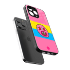 cherry bomb back phone cover | glass case for iphone 13 pro