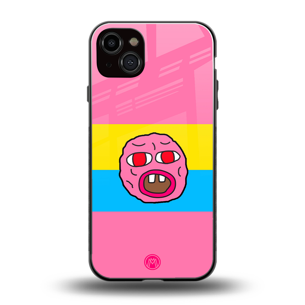 cherry bomb back phone cover | glass case for iphone 14 plus