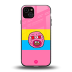 cherry bomb back phone cover | glass case for iphone 14 plus