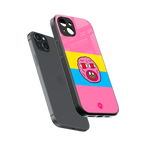 cherry bomb back phone cover | glass case for iphone 15 plus