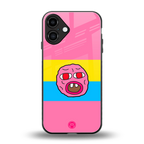 cherry bomb back phone cover | glass case for iphone 16 plus