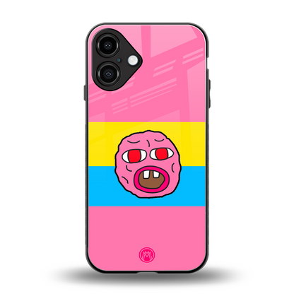 cherry bomb back phone cover | glass case for iphone 16 plus
