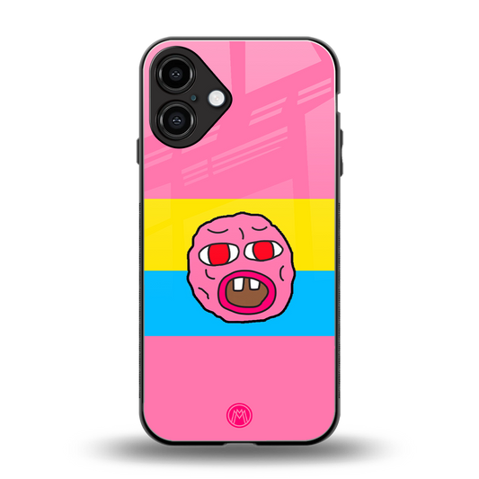 cherry bomb back phone cover | glass case for iphone 16 plus