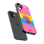 cherry bomb back phone cover | glass case for iphone 16 plus