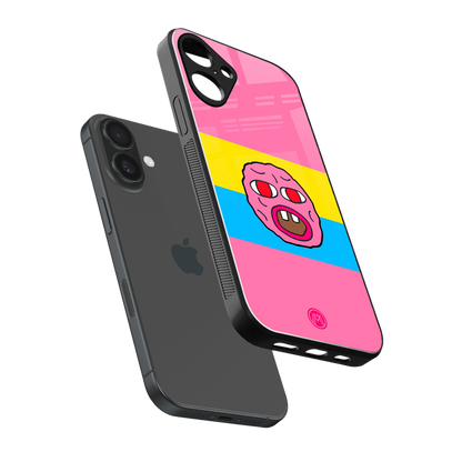 cherry bomb back phone cover | glass case for iphone 16 plus