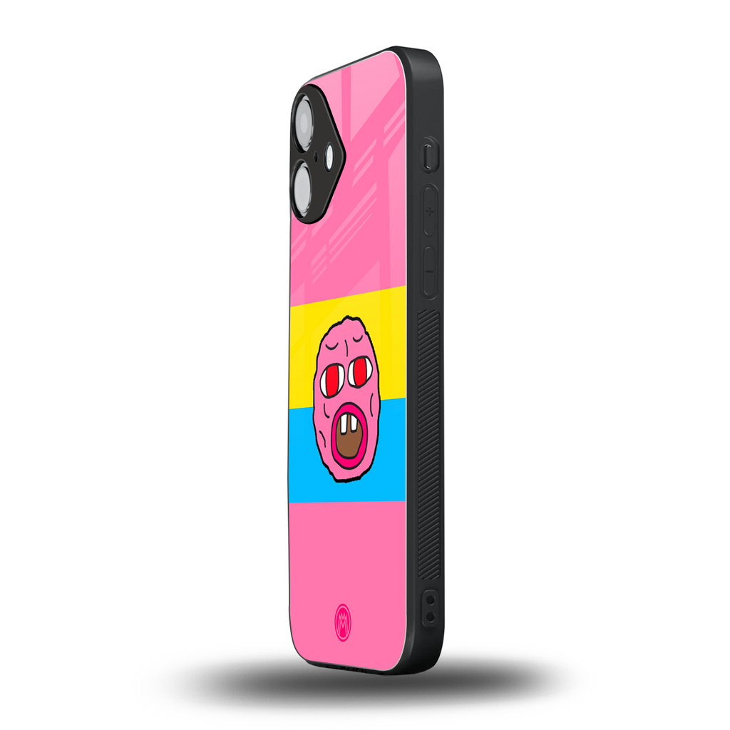 cherry bomb back phone cover | glass case for iphone 16 plus