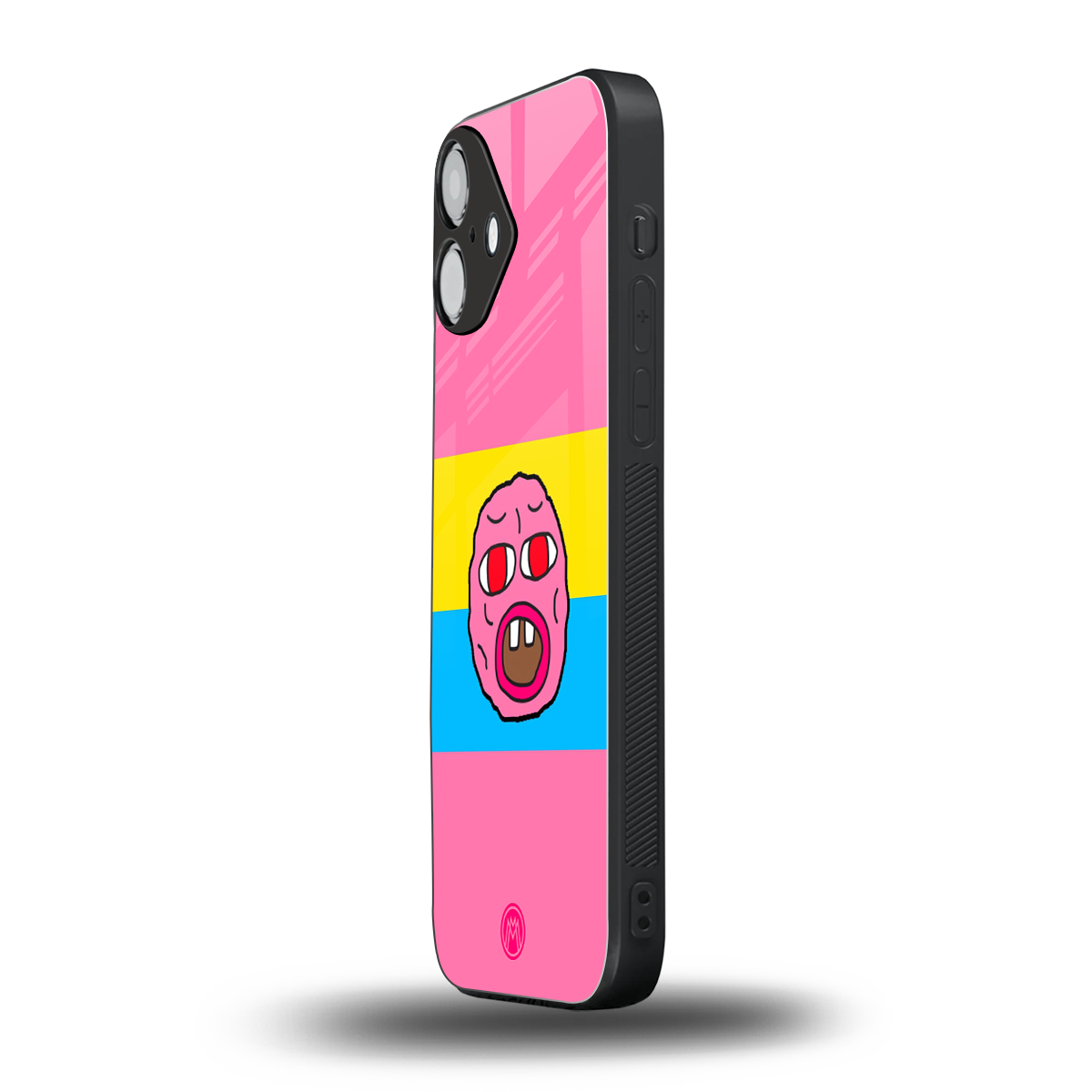 cherry bomb back phone cover | glass case for iphone 16 plus