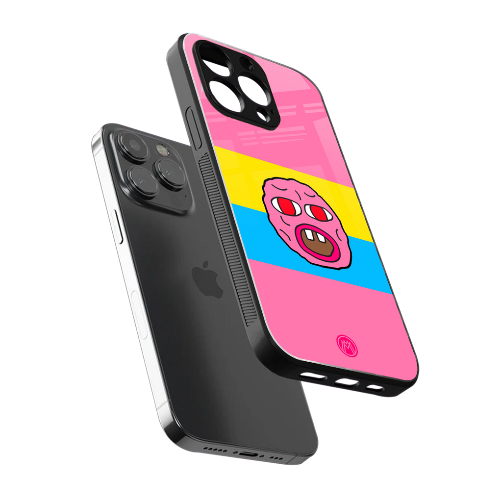 cherry bomb back phone cover | glass case for iphone 16 pro max