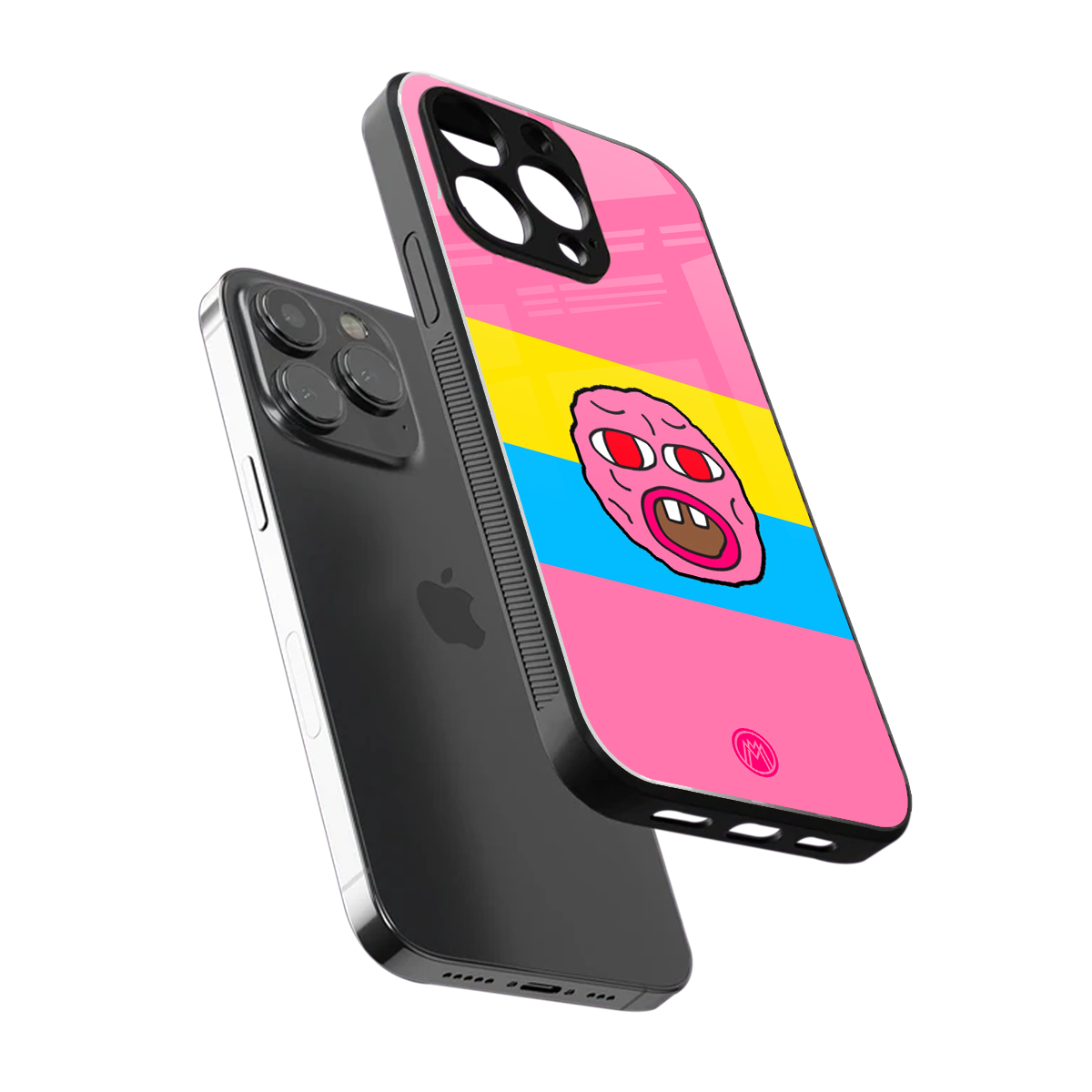 cherry bomb back phone cover | glass case for iphone 16 pro max