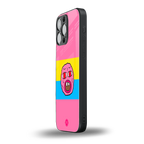 cherry bomb back phone cover | glass case for iphone 16 pro max
