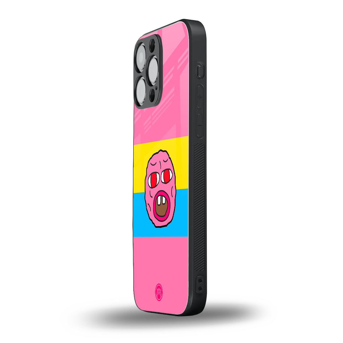 cherry bomb back phone cover | glass case for iphone 16 pro max