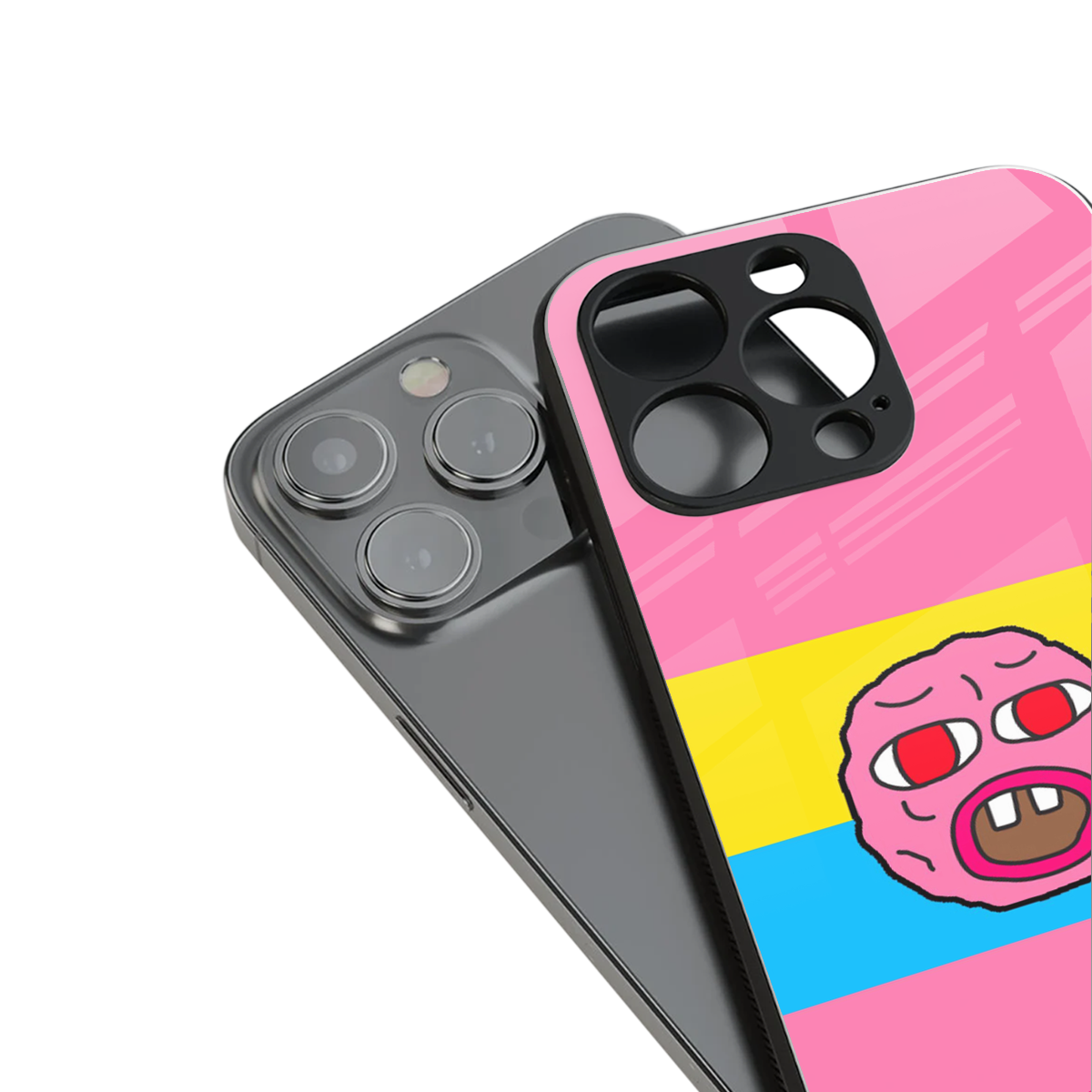 cherry bomb back phone cover | glass case for iphone 13 mini