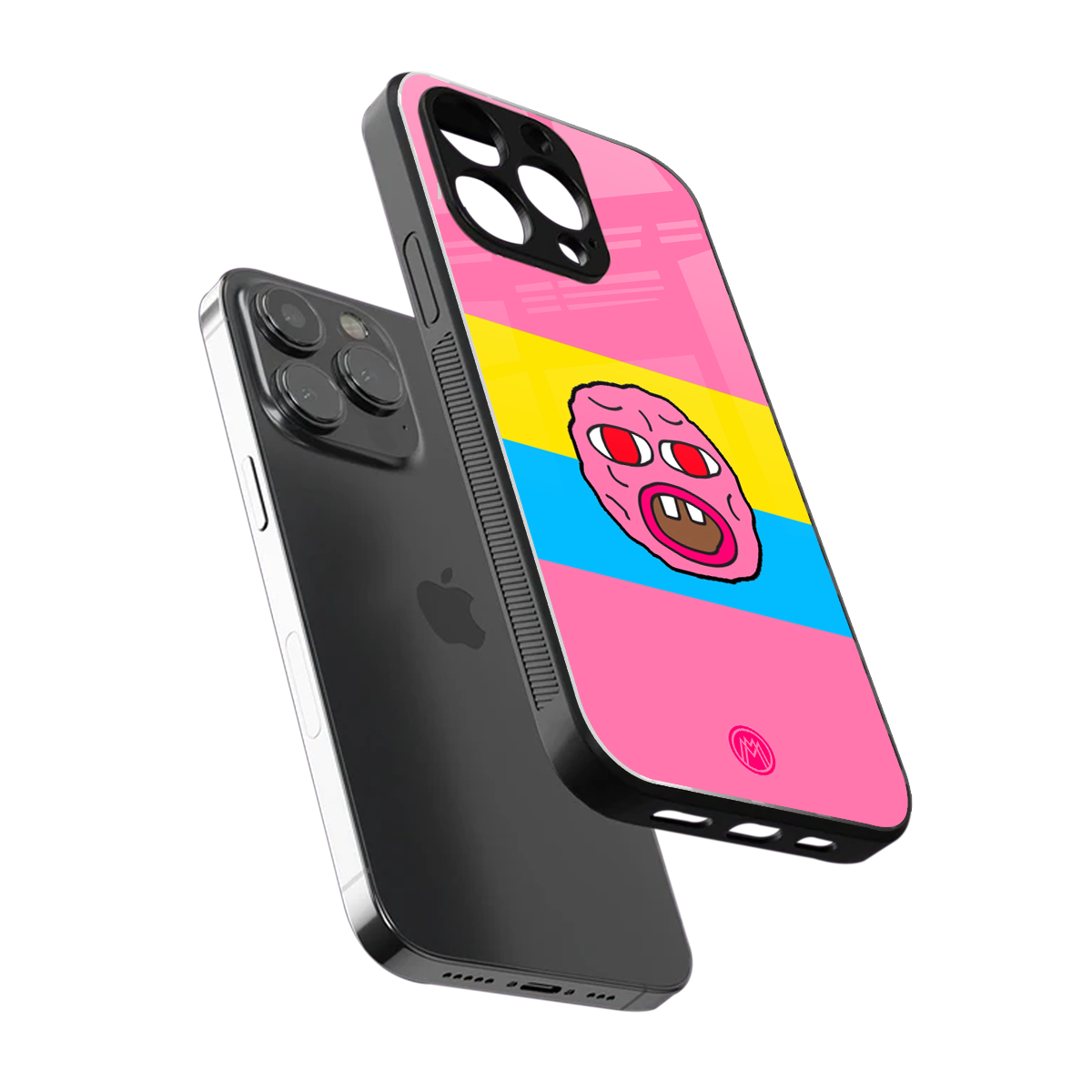 cherry bomb back phone cover | glass case for iphone 16 pro