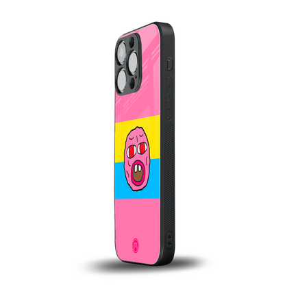 cherry bomb back phone cover | glass case for iphone 16 pro