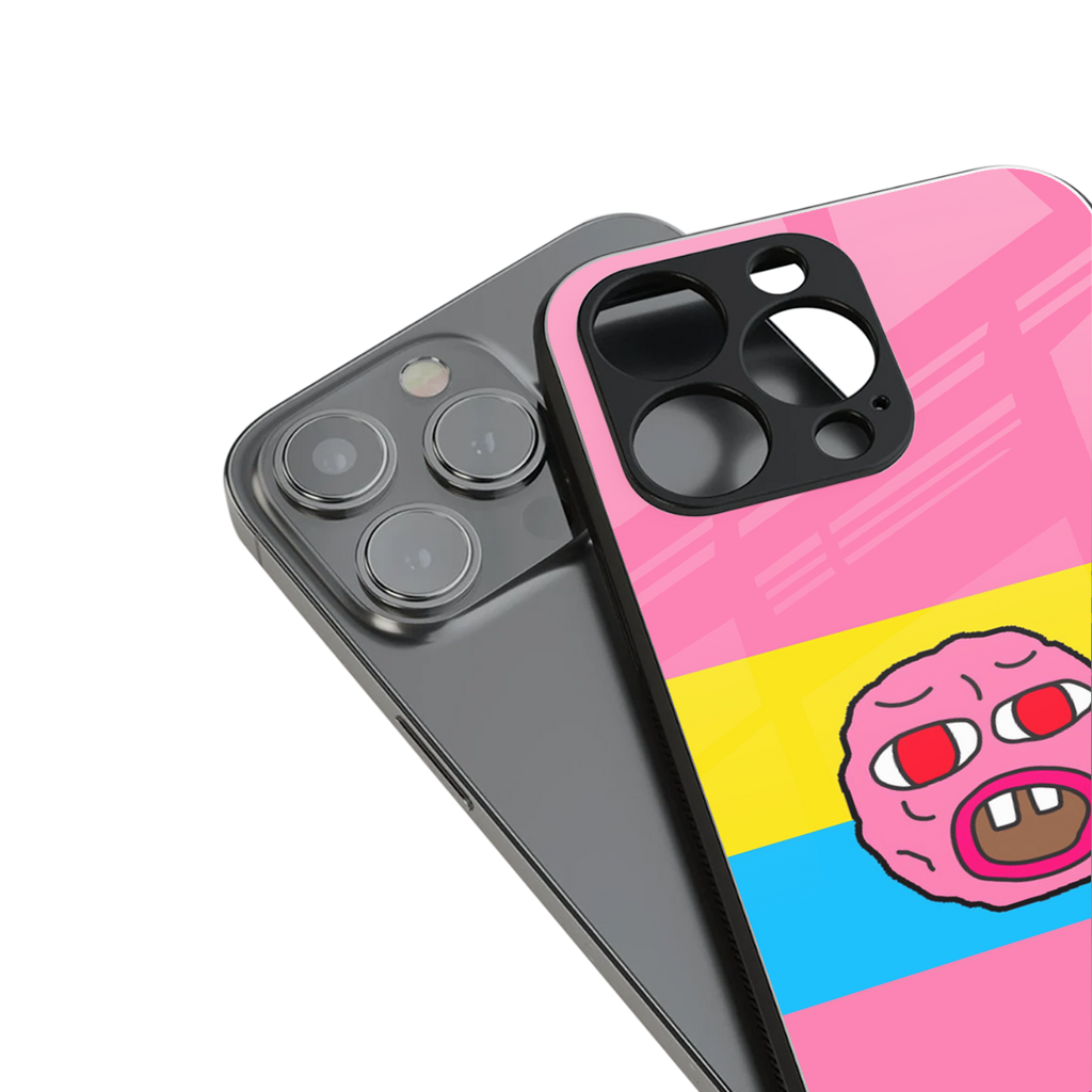 cherry bomb back phone cover | glass case for iphone 16 pro max
