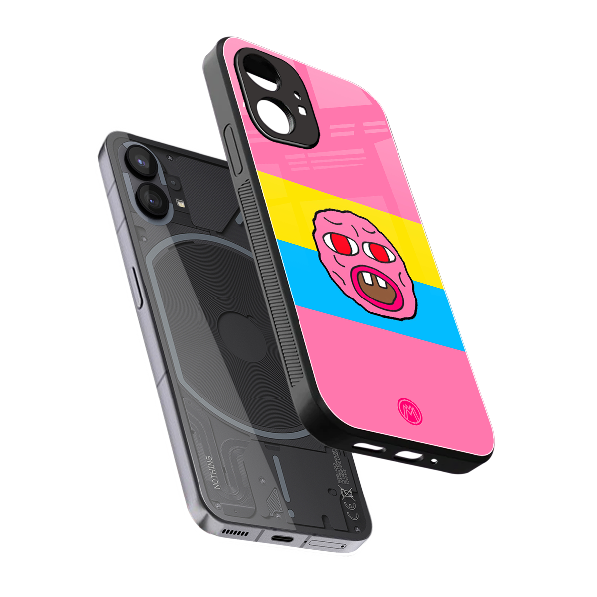 cherry bomb back phone cover | glass case for nothing phone 1
