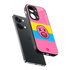 cherry bomb back phone cover | glass case for oneplus nord 3